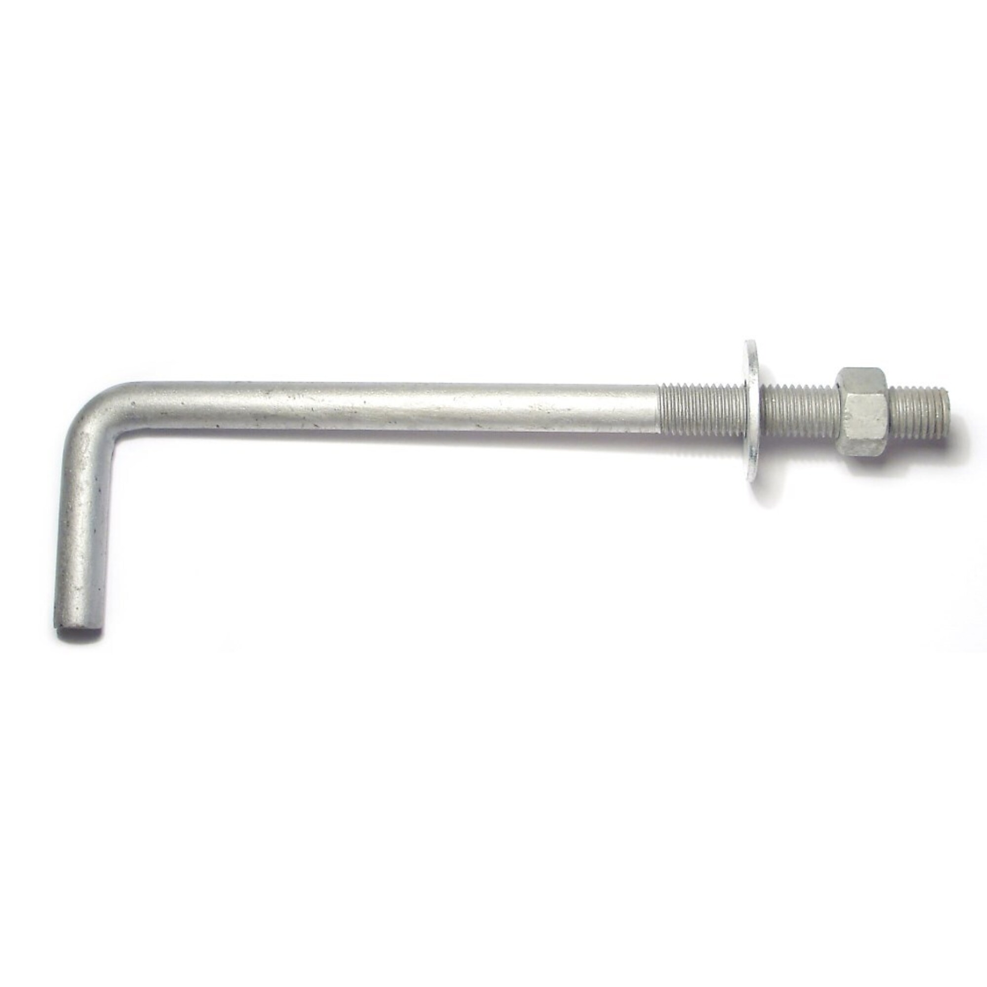 Midwest Fastener Hot-Dip Galvanized Anchor Bolts - 3/4in.-10 x 12in., 10 Pcs, Model# 09898